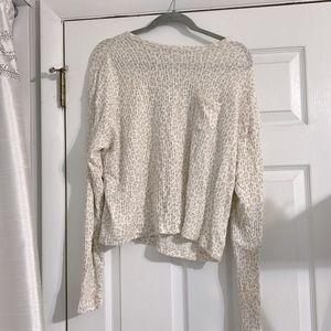 Knit crew neck sweater